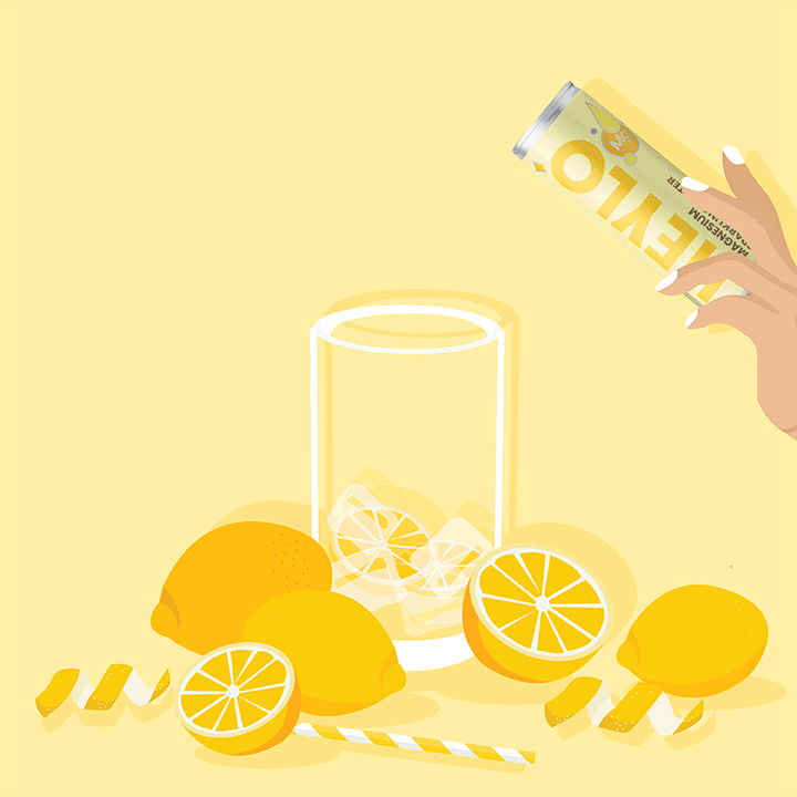 Magnesium Sparkling Water - Calm - Lemon