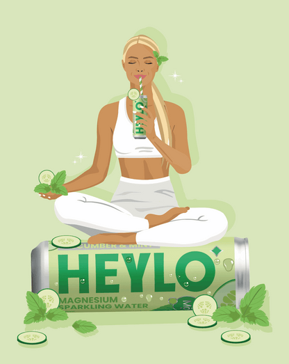 Magnesium Sparkling Water - Detox - Cucumber and Mint