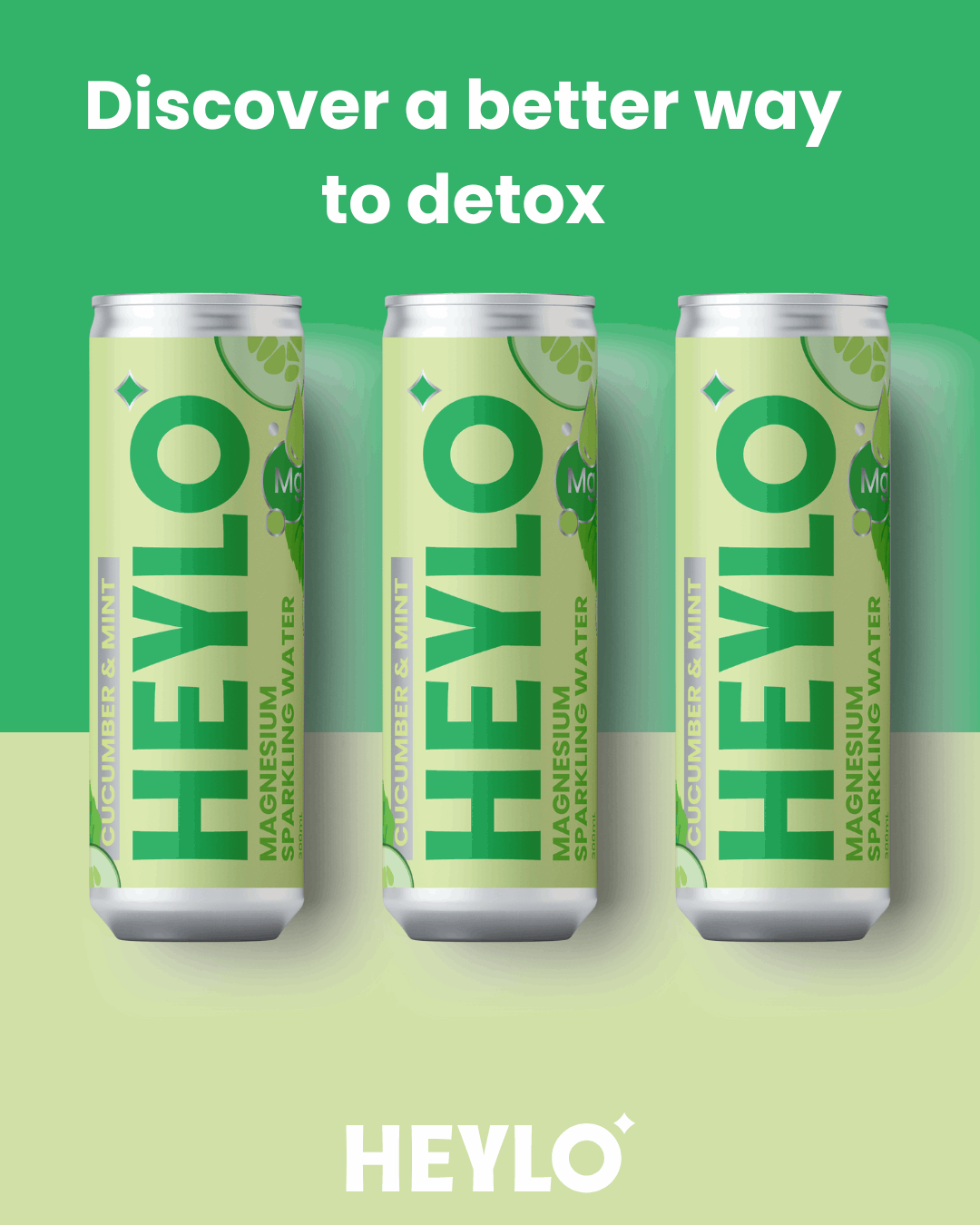 Magnesium Sparkling Water - Detox - Cucumber and Mint