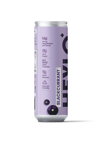 Magnesium Sparkling Water - Focus - Blackcurrant - Heylo MG