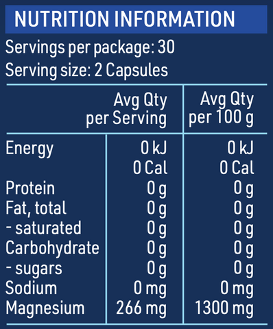 Magnesium Glycinate- Capsules