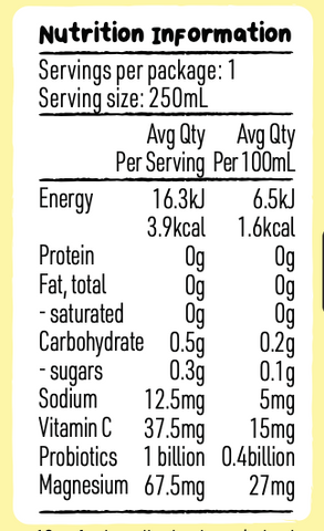 Lemonade - all natural low sugar soda
