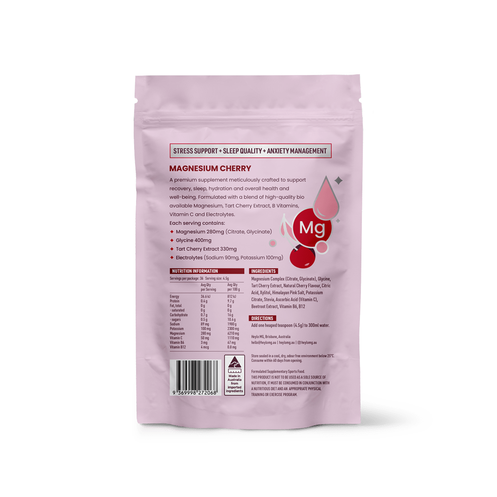 Magnesium Cherry (Sleepy Girl Mocktail) - Heylo MG