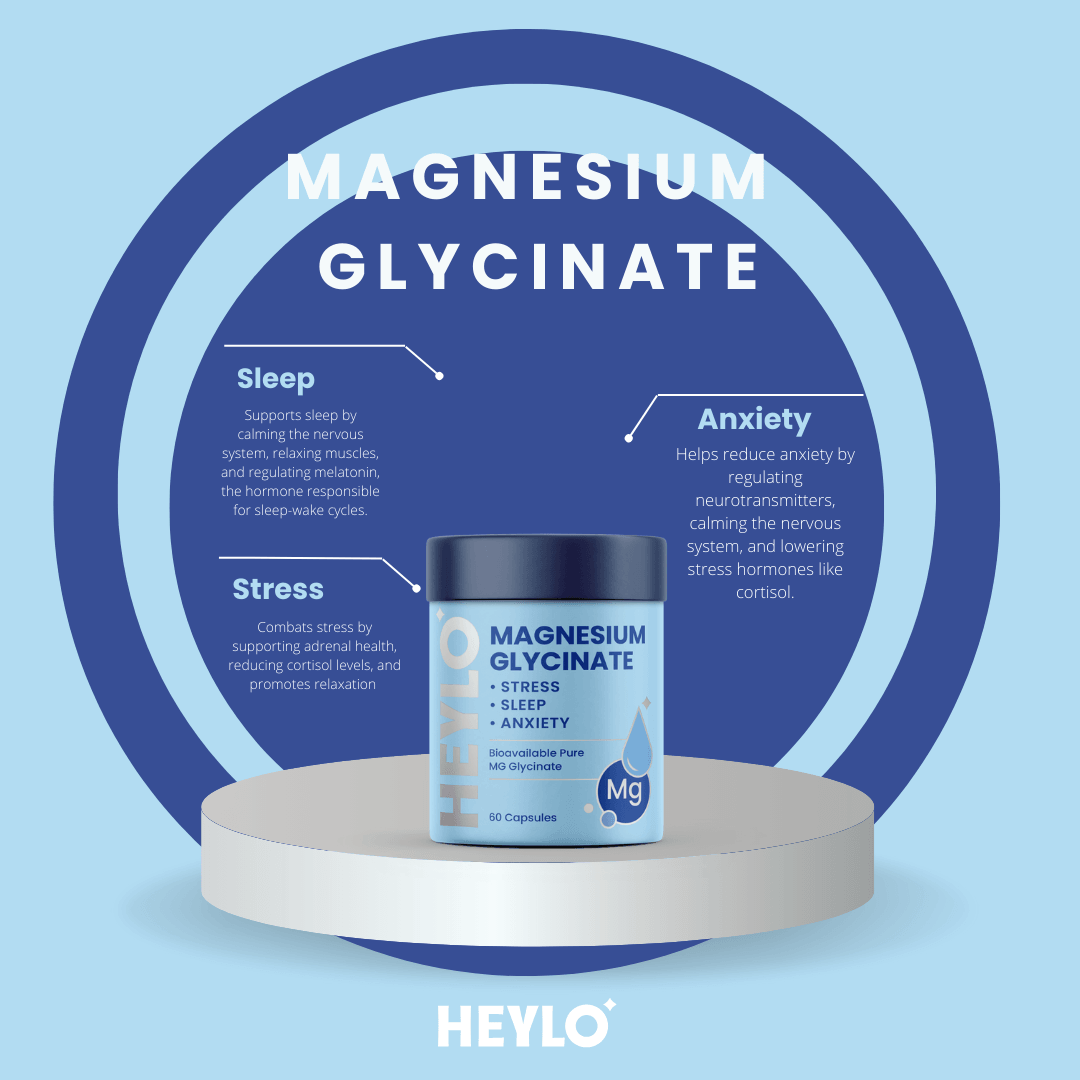 Magnesium Glycinate - Capsules - Heylo MG