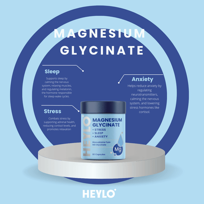 Magnesium Glycinate - Capsules - Heylo MG