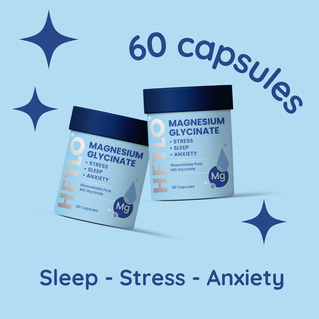 Magnesium Glycinate - Capsules - Heylo MG