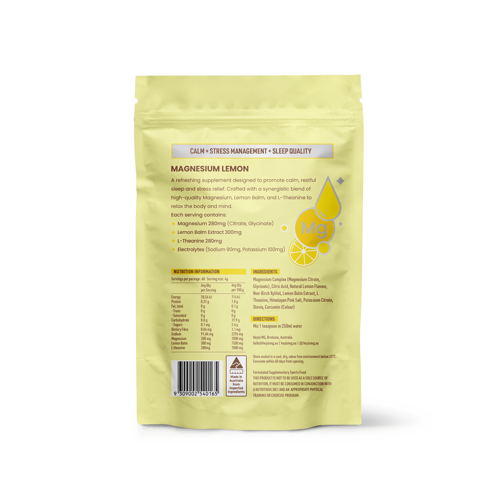 Magnesium Lemon - Heylo MG