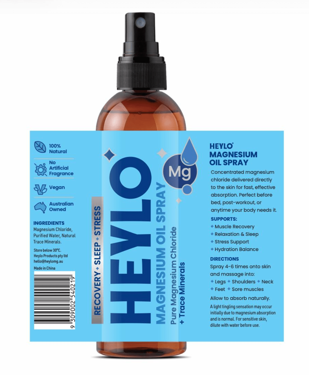 Magnesium Oil Spray - Heylo MG