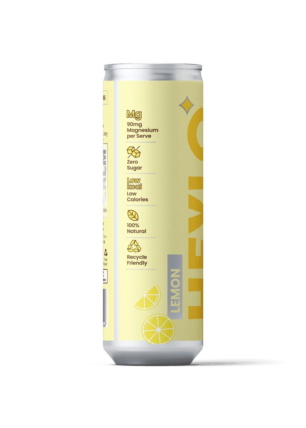 Magnesium Sparkling Water - Calm - Lemon - Heylo MG