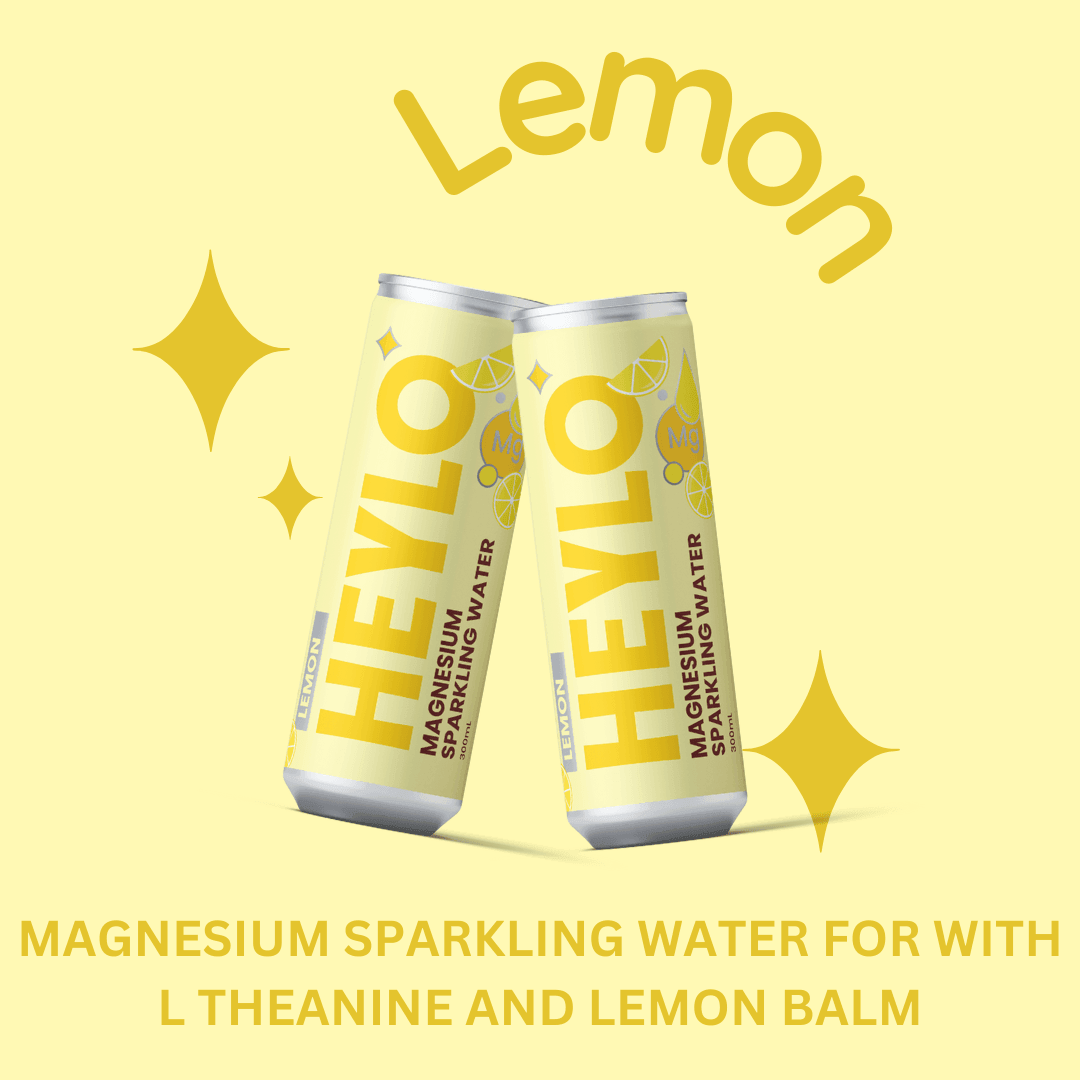Magnesium Sparkling Water - Calm - Lemon - Heylo MG