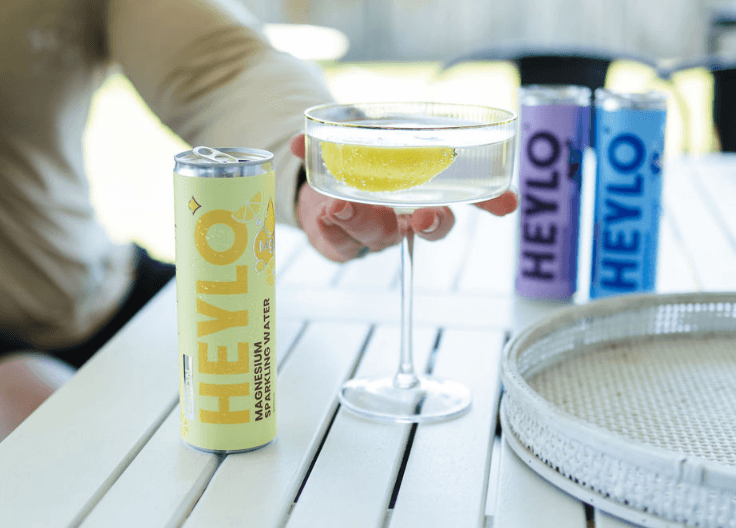 Magnesium Sparkling Water - Calm - Lemon - Heylo MG