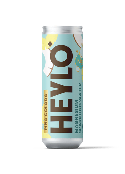 Magnesium Sparkling Water - Detox - 4 Pack Pina Colada (FREE) - Heylo MG