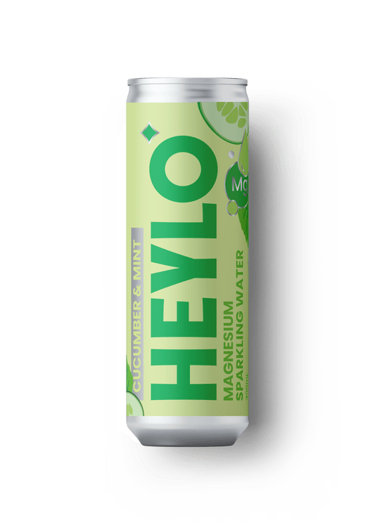 Magnesium Sparkling Water - Detox - Cucumber and Mint - Heylo MG