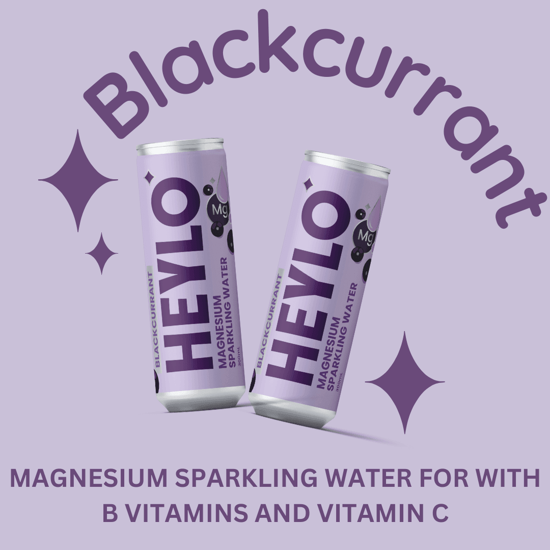 Magnesium Sparkling Water - Focus - Blackcurrant - Heylo MG