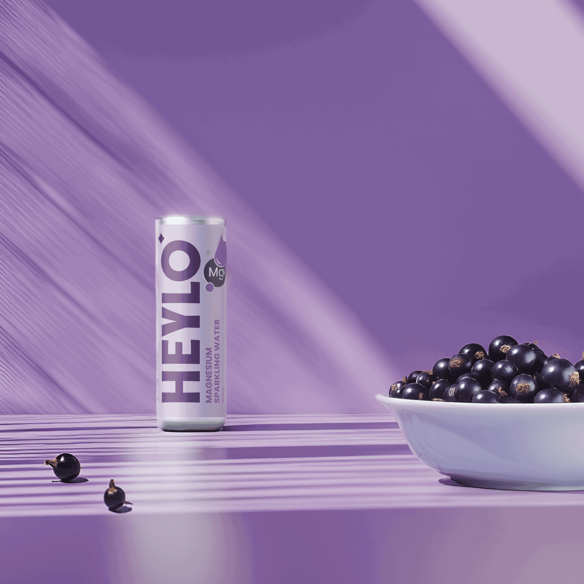 Magnesium Sparkling Water - Focus - Blackcurrant - Heylo MG