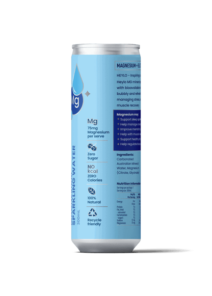 Magnesium Sparkling Water - Mind - Natural - Heylo MG