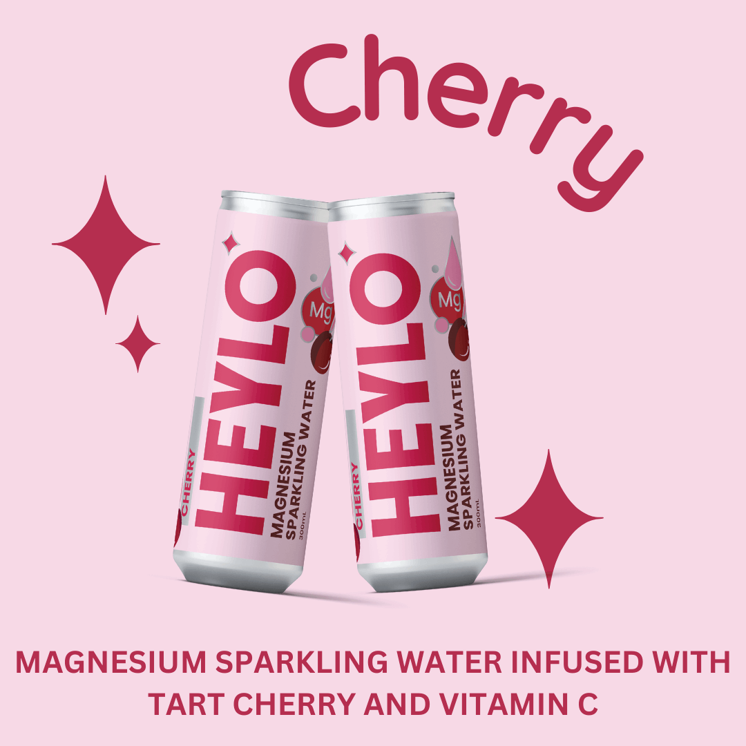 Magnesium Sparkling Water - Sleep - Cherry - Heylo MG