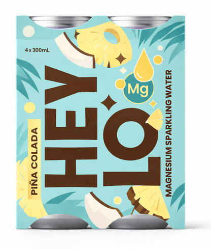 Magnesium Sparkling Water - Stress - Pina Colada (Summer Edition) - Heylo MG