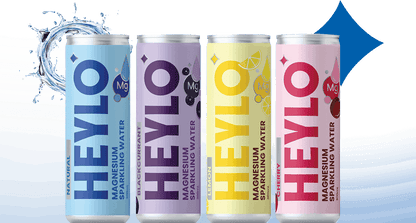 Magnesium Sparkling Water - Triple Pack of 24 - Heylo MG