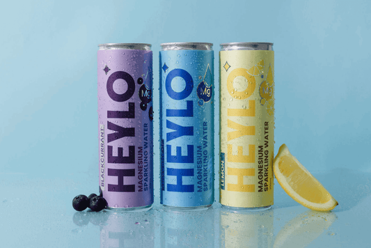 Magnesium Sparkling Water - Triple Pack of 24 - Heylo MG
